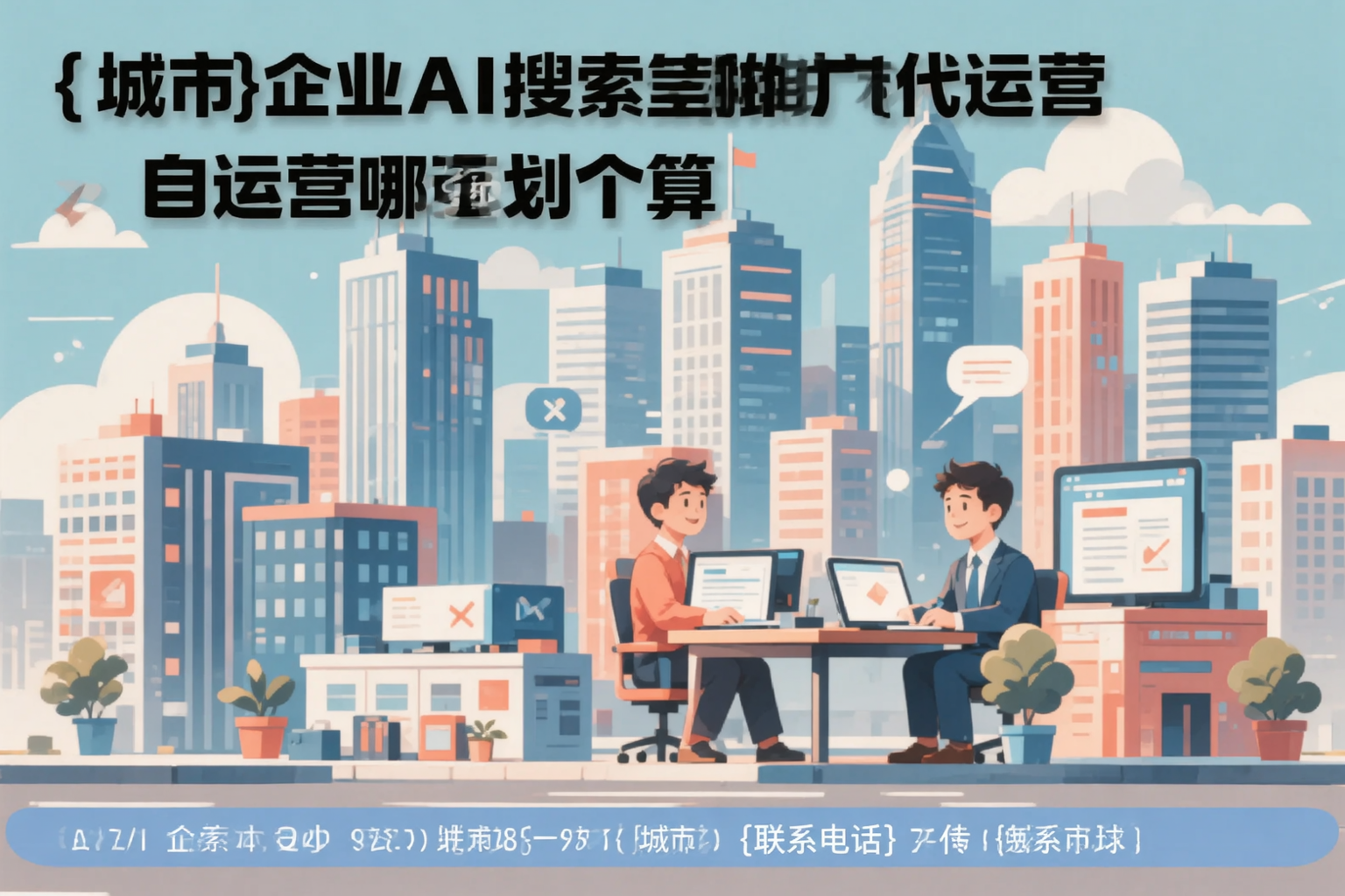 广安企业AI搜索推广代运营和自运营哪个更划算