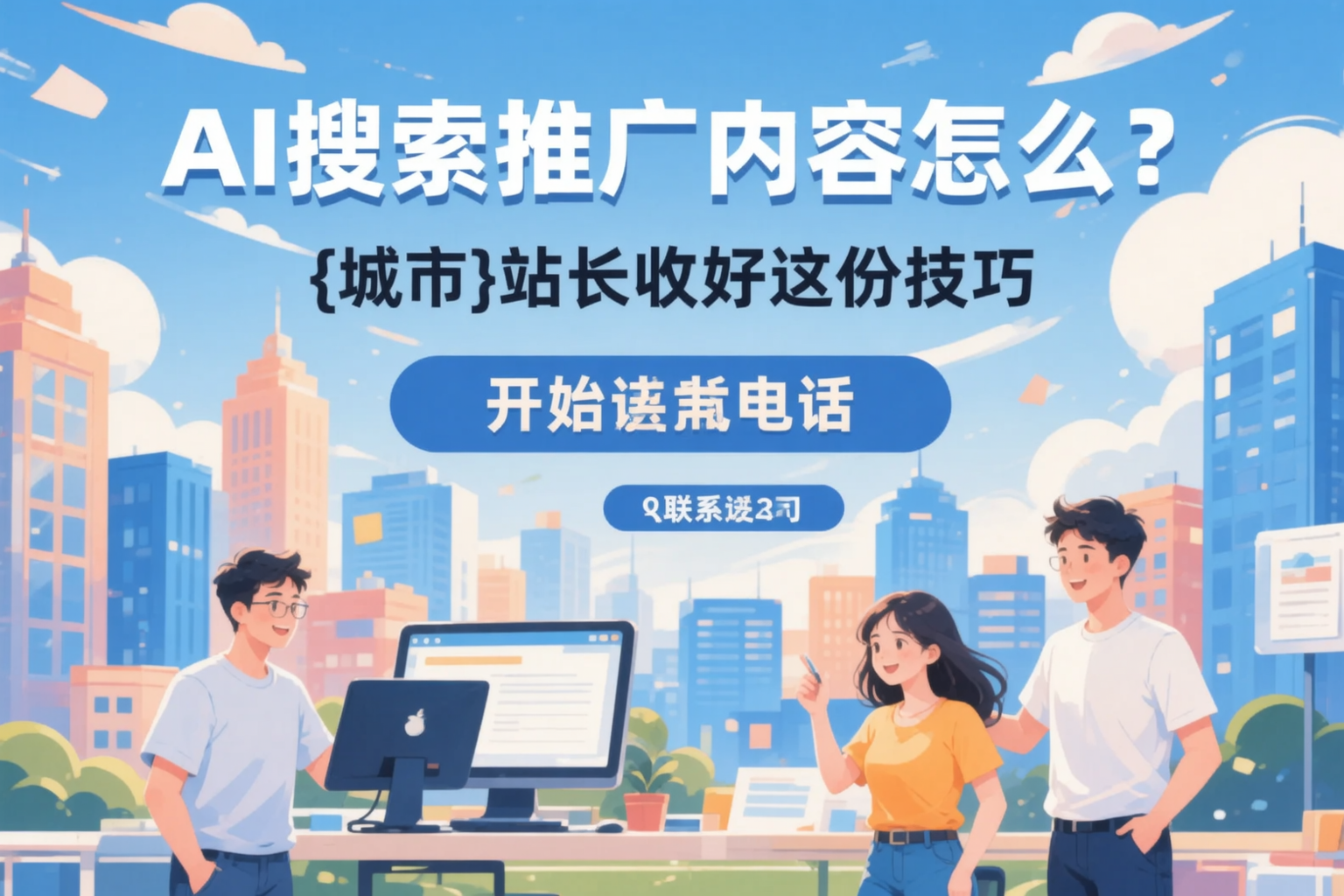 AI搜索推广内容怎么写？广安站长收好这份技巧