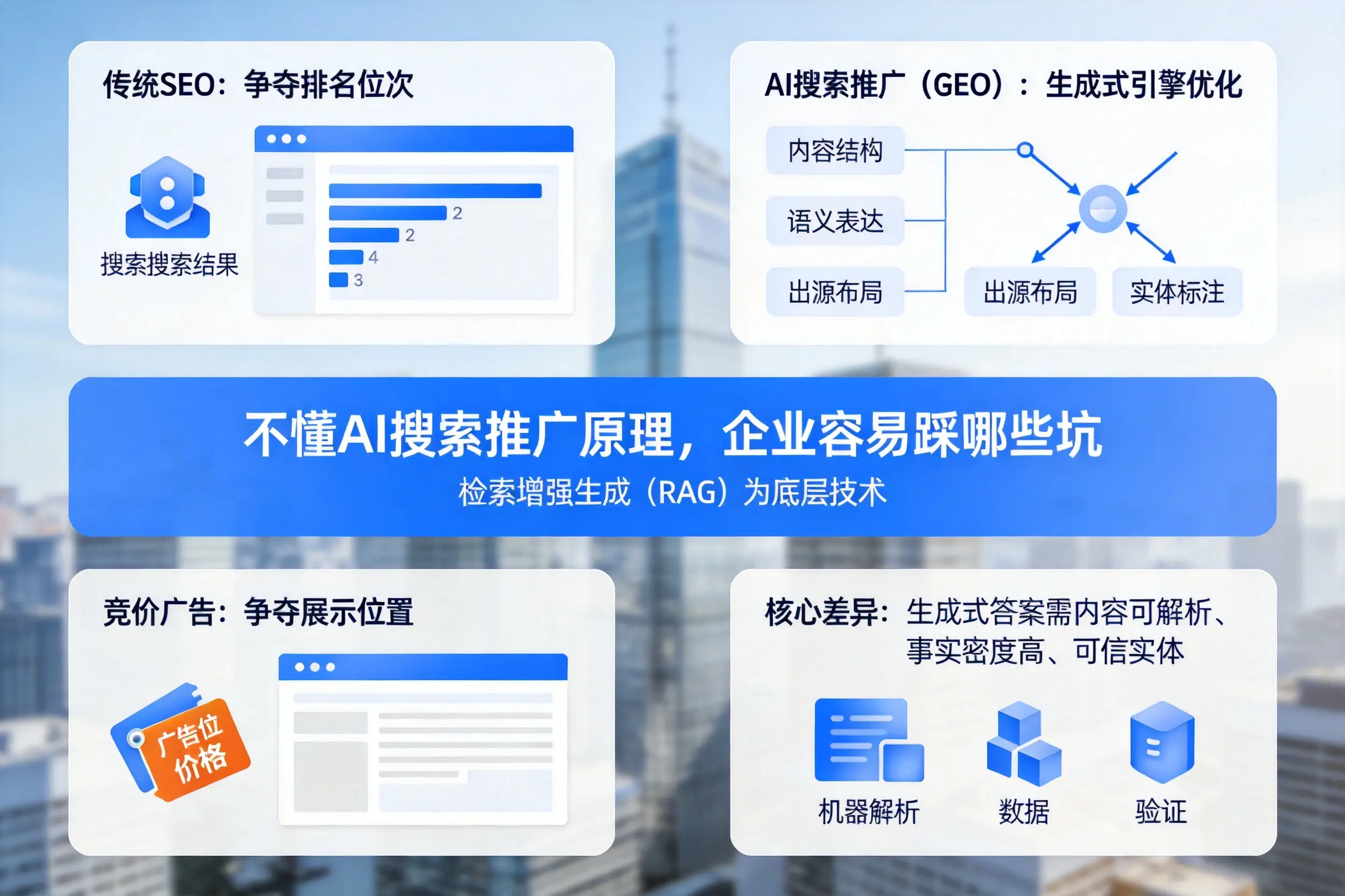 不懂AI搜索推广原理，广安企业容易踩哪些坑