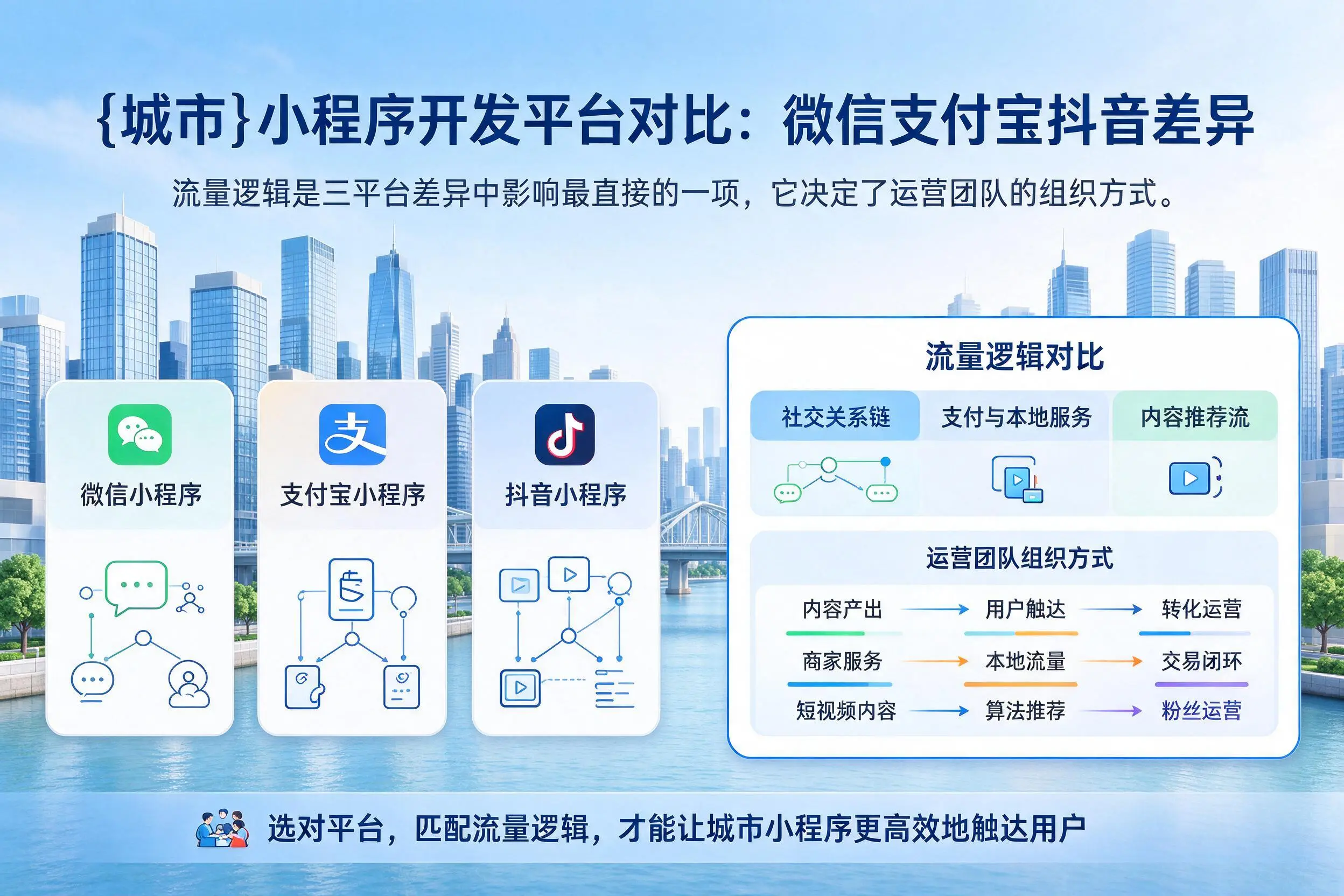 广安小程序开发平台对比:微信支付宝抖音差异