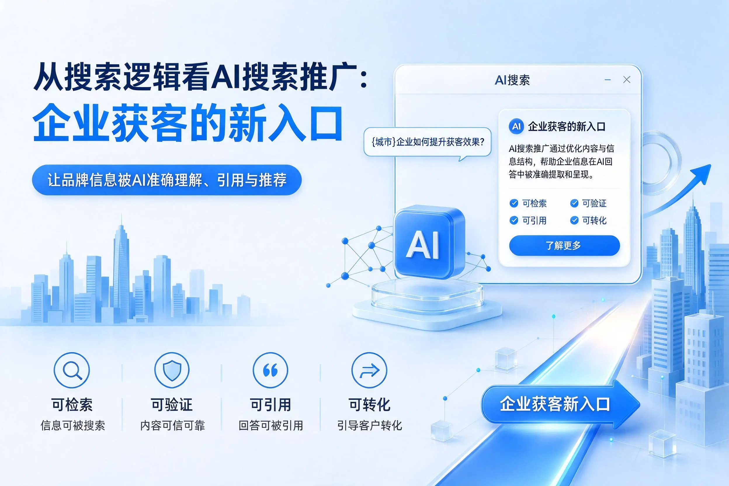 从搜索逻辑看AI搜索推广：广安企业获客的新入口