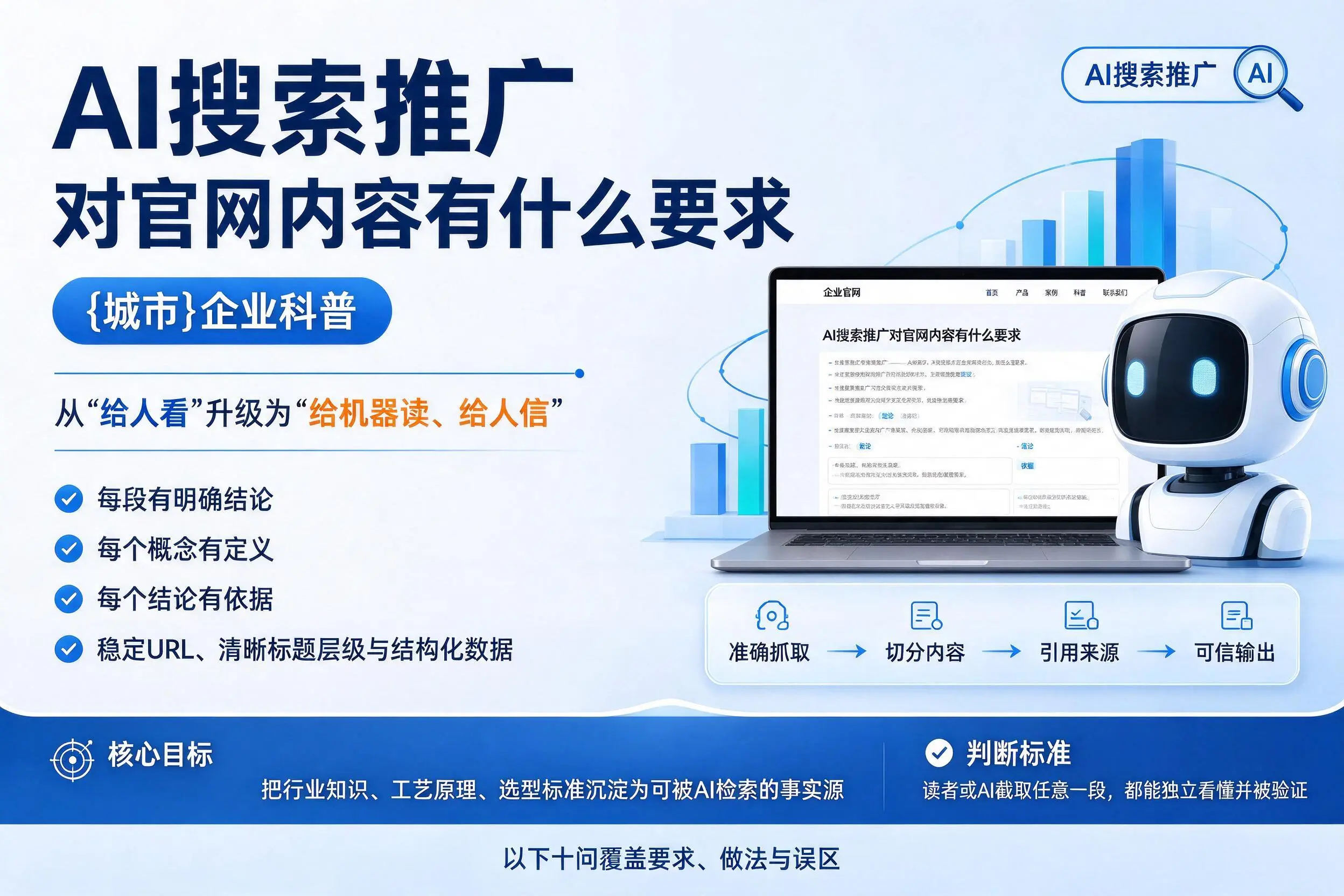 AI搜索推广对官网内容有什么要求，广安企业科普